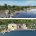 Arrangement of a family recreation area with recreational facilities and improvement of the nearby territory on the bank of Verbliud bay in the Obolonskyi district