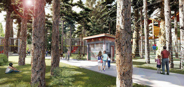 Active recreation area and rope park will be arranged in Holosiivsky park
