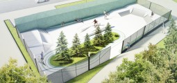 Arrangement of a skate park on the territory of Nyvky Park (eastern part) in Shevchenkivskyi district of Kyiv