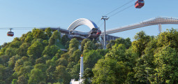 Construction (creation) of objects of engineering and transport infrastructure - cable car with public objects