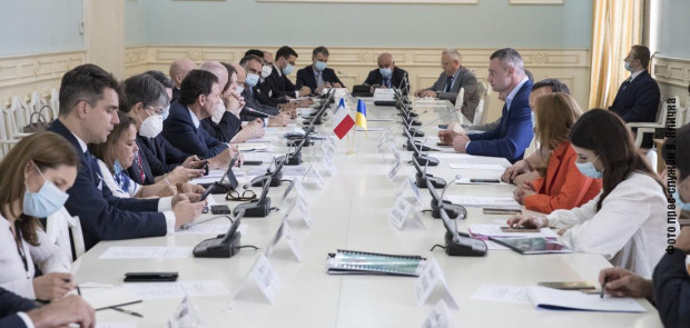 Віталій Кличко зустрівся з делегацією Руху підприємств Франції