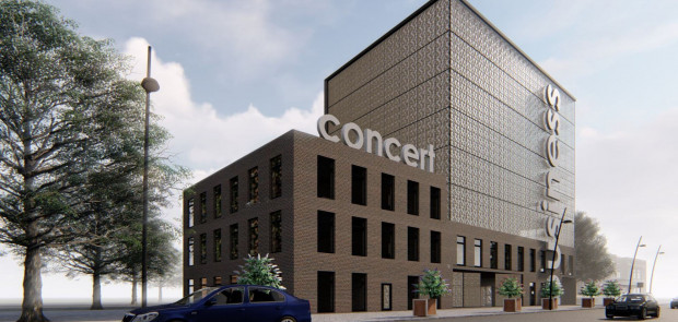 A concert hall and a choral arts center to be built on the site of the emergency building of the municipal cultural institution