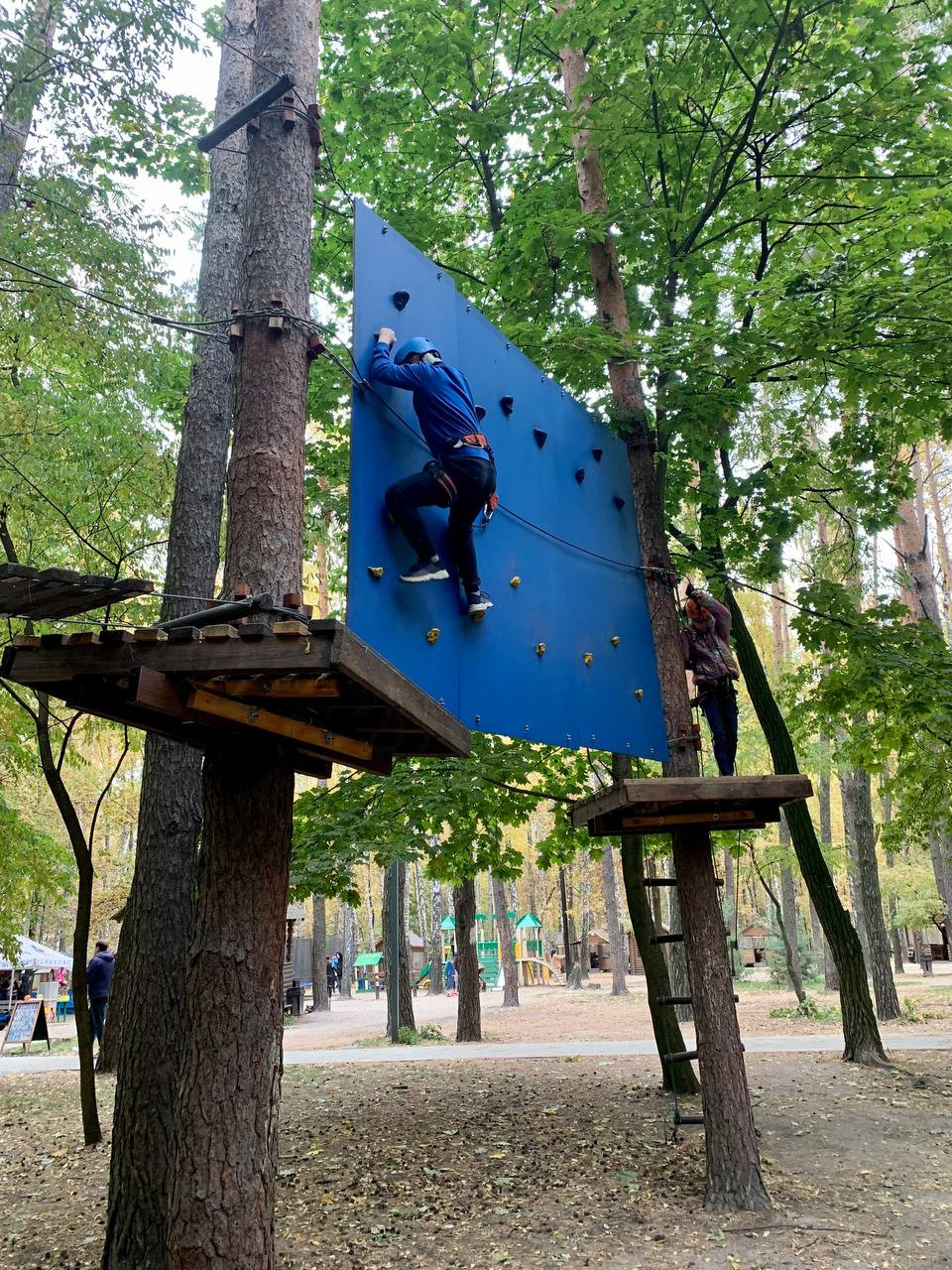 Arrangement of a children's sports and entertainment park on the territory of Sovky Park in Sviatoshynskyi district