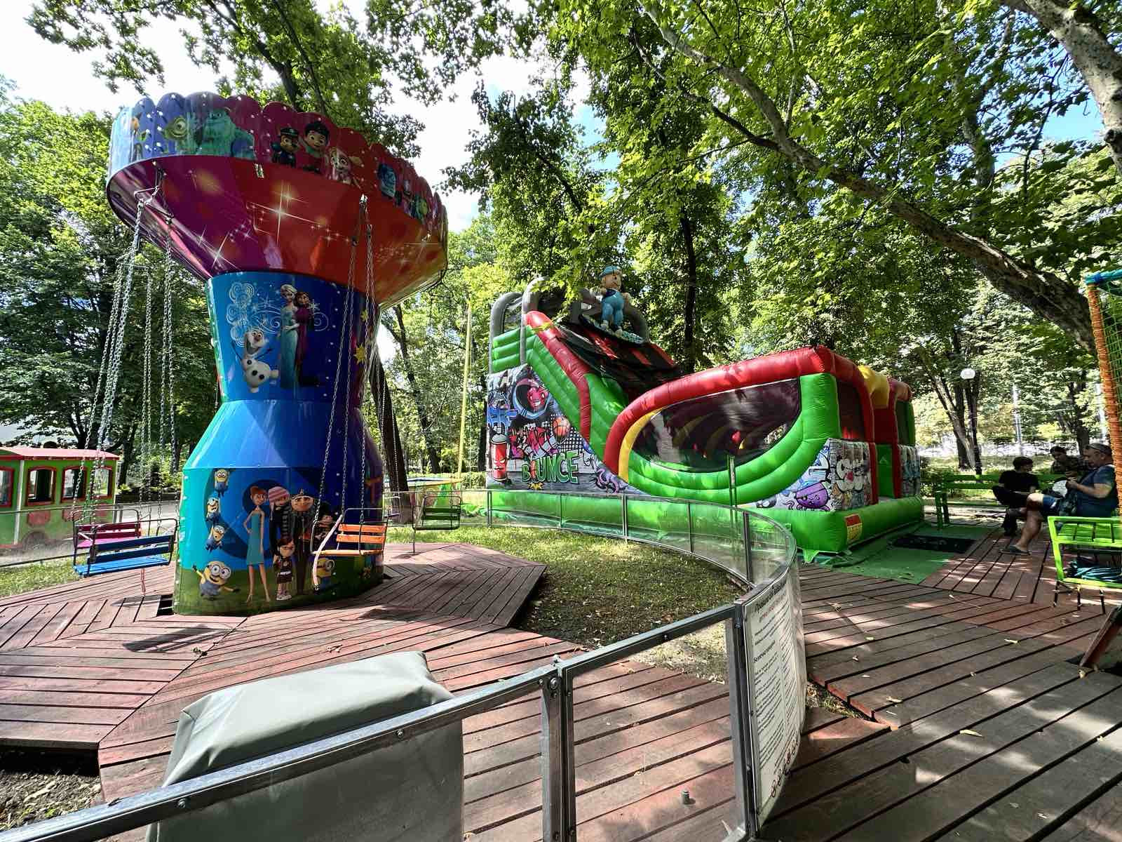Arrangement of a family amusement park on the territory of the park named after "M. Zerova" in the Solomyanskyi district