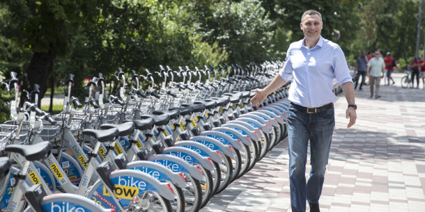 Vitali Klitschko: "Kyiv residents and guests of the city have used the bike-sharing system more than 75 thousand times"