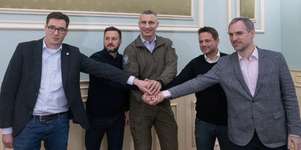 Віталій Кличко зустрівся з мерами чотирьох європейських столиць – членами Пакту вільних міст